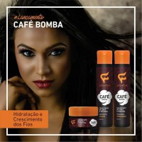 Shampoo, Condicionador e Máscara Café Bomba Fashion