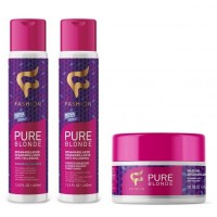 Shampoo, Condicionador e Máscara Pure Blond - Fashion Shampoo, Condicionador e Máscara Pure Blond - Fashion