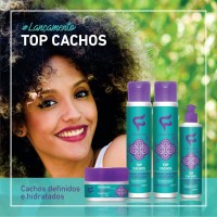 Shampoo, Condicionador, Máscara e Leave-in Top Cachos Fashion