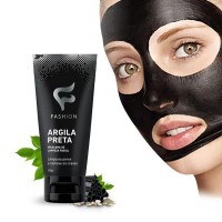 Máscara Facial Argila Preta 30g - Fashion